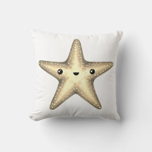 Golden Starfish Cushion