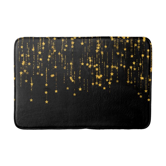 Golden Stars Bath Mat (Front)