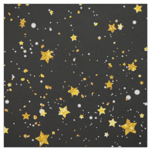 Golden Stars Fabric