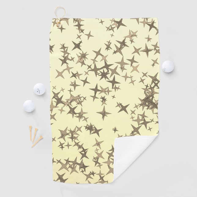 Golden Stars Golf Towel (InSitu)