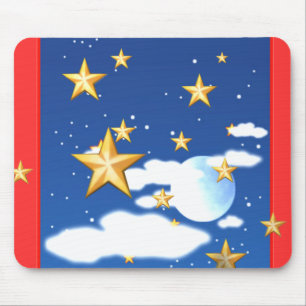 Golden Stars - Mouse Pad