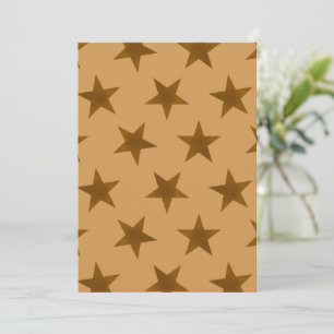 Golden Stars Pattern 14 Card