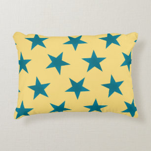 Golden Stars Pattern 18 Decorative Cushion