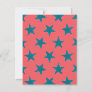 Golden Stars Pattern 19 Card
