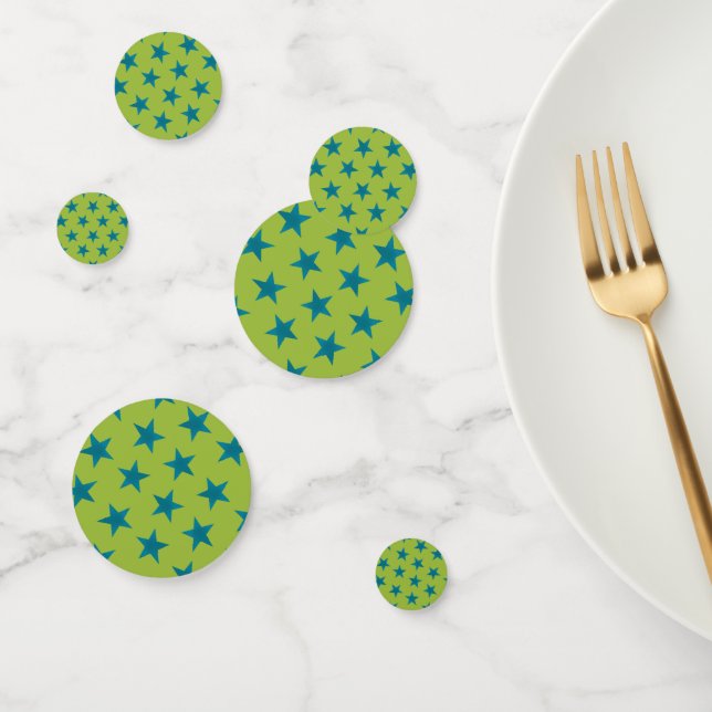 Golden Stars Pattern 20 Confetti (Group)