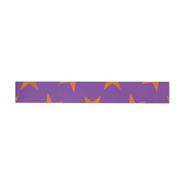 Golden Stars Pattern 3 Wrap Around Label (Individual)