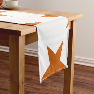 Golden Stars Pattern 6 Short Table Runner