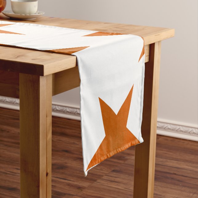Golden Stars Pattern 6 Short Table Runner (In Situ)