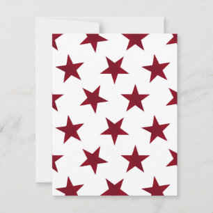 Golden Stars Pattern 7 Card