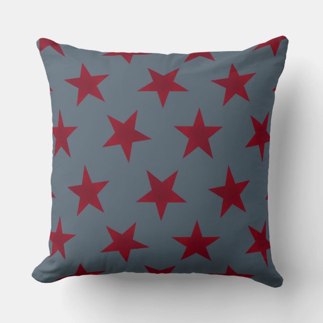 Golden Stars Pattern 9 Cushion (Front)