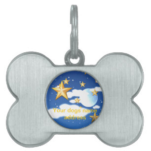 Golden Stars - Pet Tag