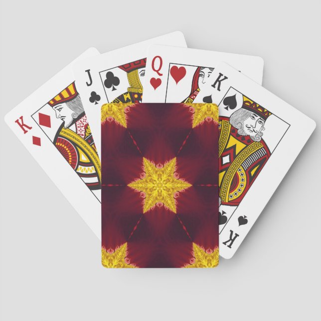 Golden Stars Playing Cards (Back)