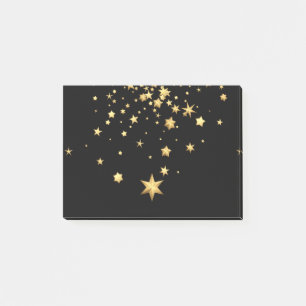 Golden Stars Post-it Notes