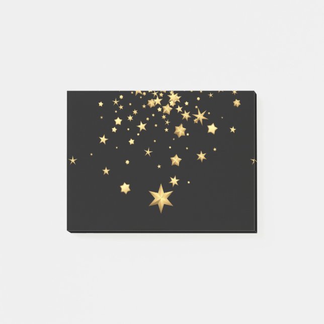 Golden Stars Post-it Notes (Front)