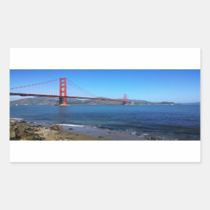 Golden State Bridge - San Francisco, California Rectangular Sticker