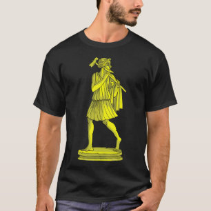 Golden statue food custom astronaut birthday birth T-Shirt