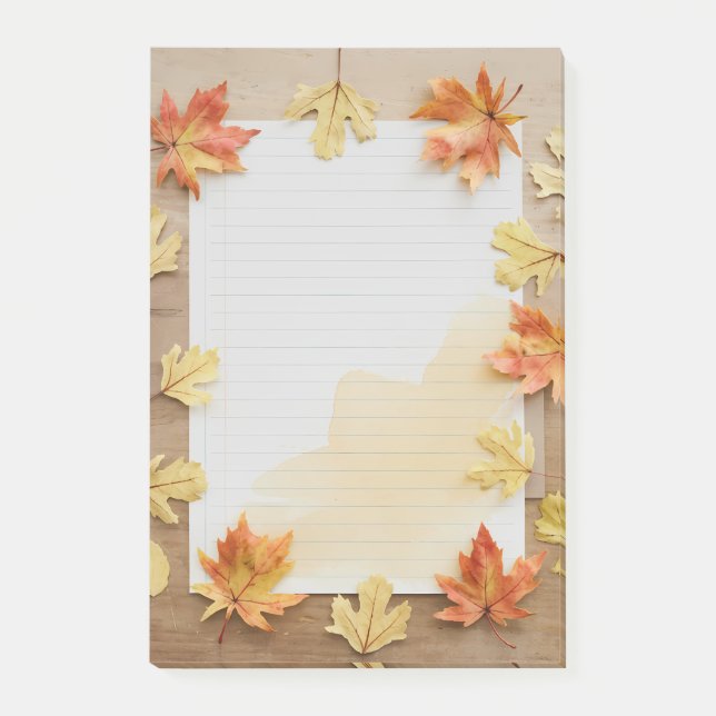 Golden Stillness Post-it Notes (Front)