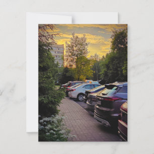 Golden Stillness Urban Postcard – Customisable