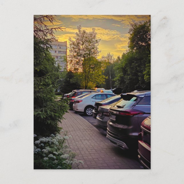 Golden Stillness Urban Postcard – Customisable (Front)