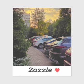 Golden Stillness Vinyl Sticker – Customisable