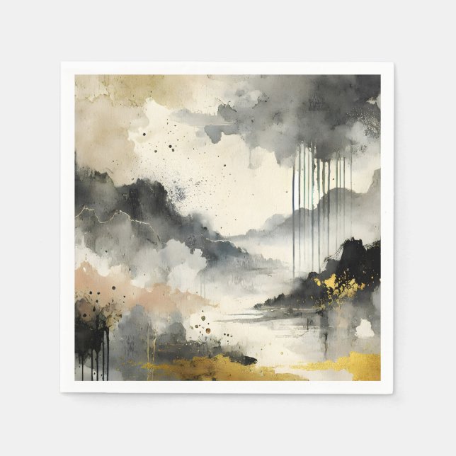 Golden Storm Napkin (Front)