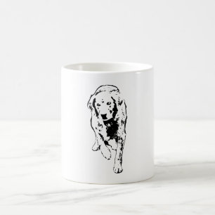 Golden Stride Through Autumn Light Coffee Mug