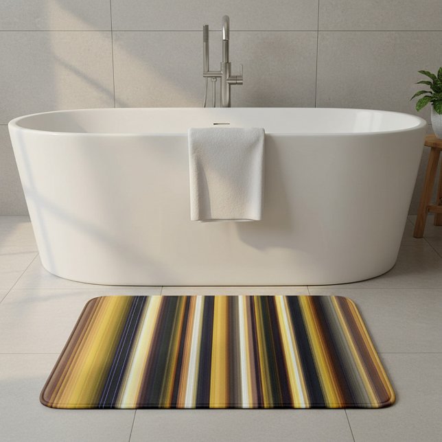 Golden stripes bath mat (Creator Uploaded)