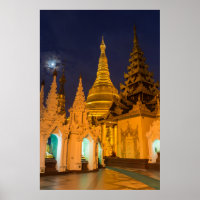Golden Stupa And Temples