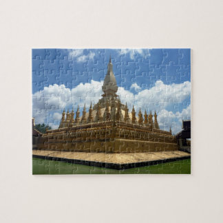 golden stupa laos jigsaw puzzle