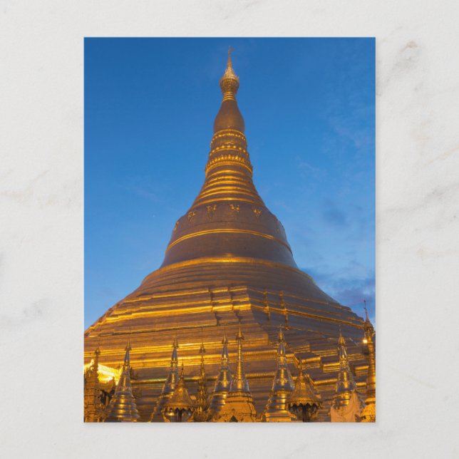 Golden Stupa Pagoga Postcard (Front)