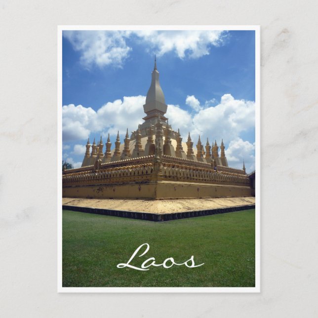 golden stupa postcard (Front)