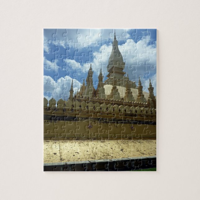 golden stupa vientiane jigsaw puzzle (Vertical)