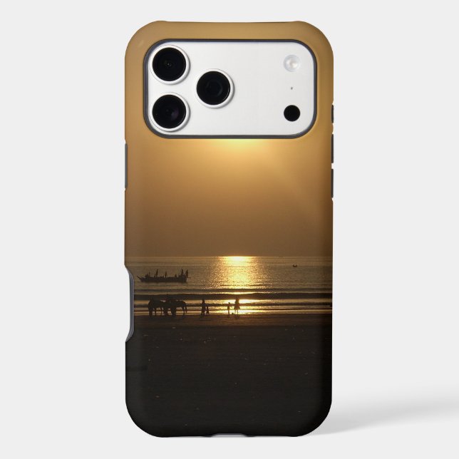 Golden Summer Sunset Reflection on the Beach (Back)