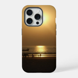 Golden Summer Sunset Reflection on the Beach iPhone 15 Pro Case
