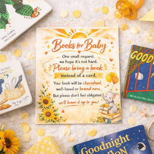Golden Sun Baby Book Style Enclosure Card