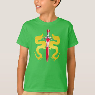Golden Sun Dragon Sword T-Shirt