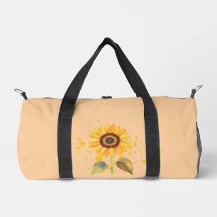 Golden Sunburst Duffle Bag