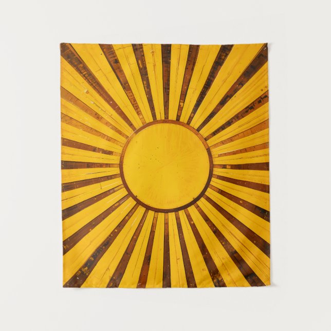 Golden Sunburst Tapestry (Front)