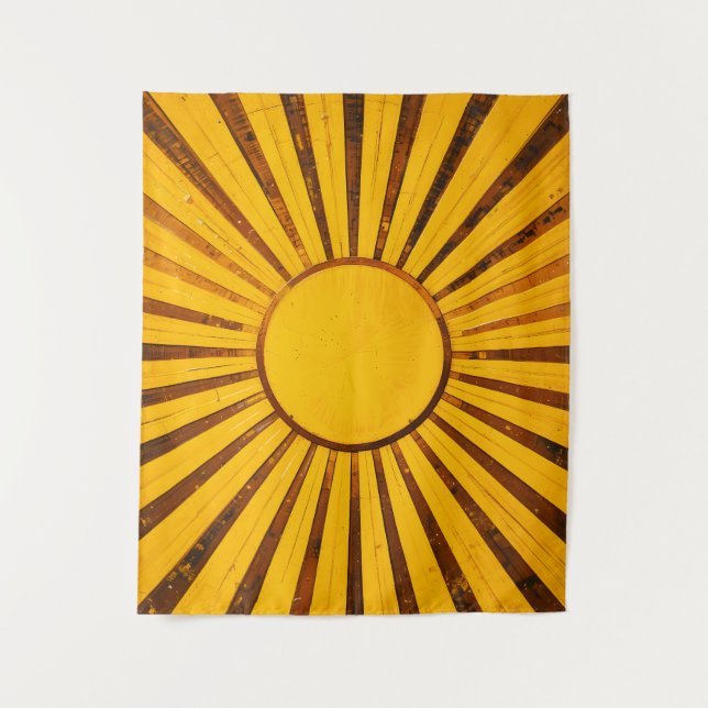 Golden Sunburst Tapestry (Front)