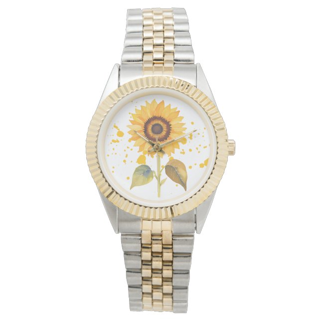 Golden Sunburst Watch (Front)