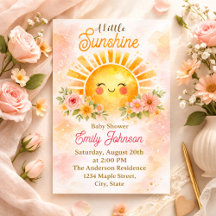 Golden Sunflower Floral Girl Design