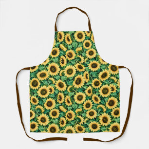 Golden Sunflower Garden Apron