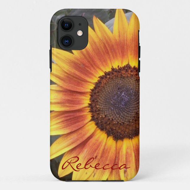 Golden Sunflower iPhone 5 case *Personlize* (Back)
