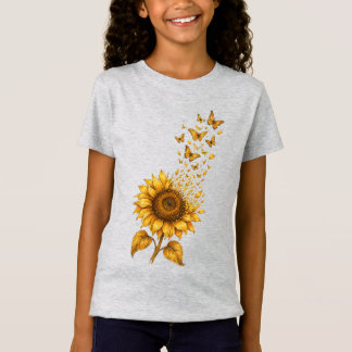 Golden Sunflower Metamorphosis T-Shirt