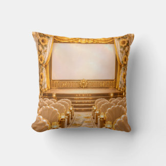 Golden Sunflower Vintage Cinema Cushion