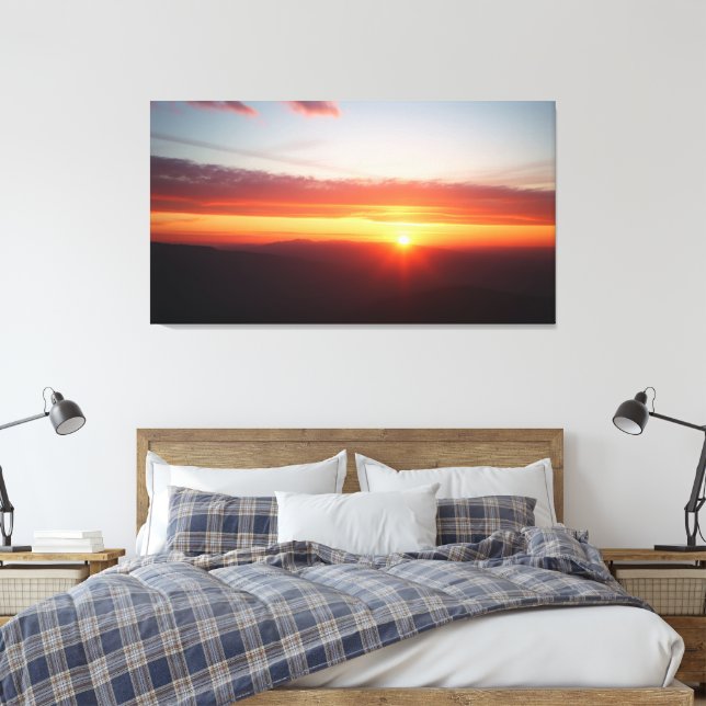 Golden Sunrise  Canvas Print (Insitu(Bedroom))