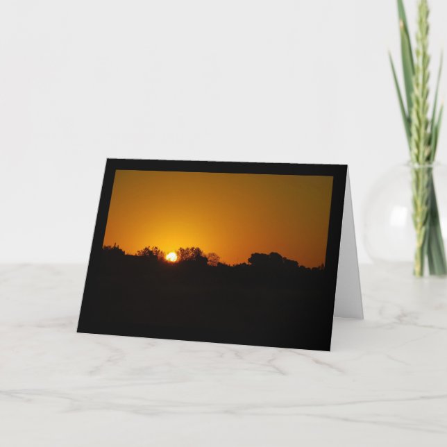 Golden Sunrise Card (Front)