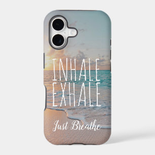 Golden Sunrise Tropical Beach Scene Inhale Exhale