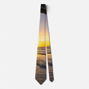 Golden Sunrise Under Pensacola Pier Tie