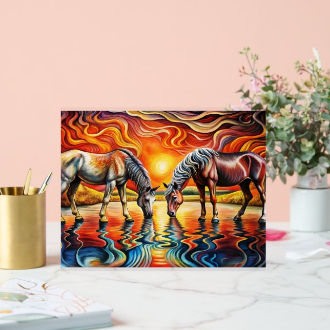 golden sunset acrylic sign (Wedding)